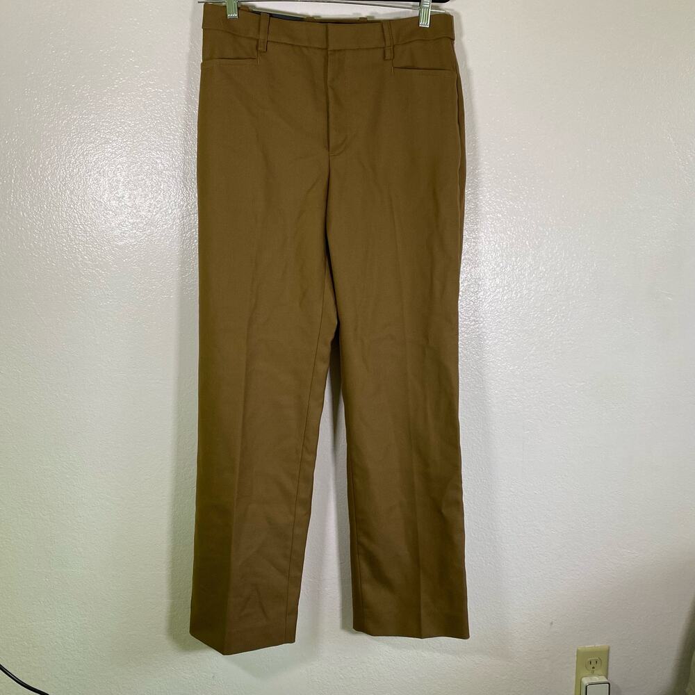 Banana Republic High Rise Straight Cotton Pants Womens Size 10